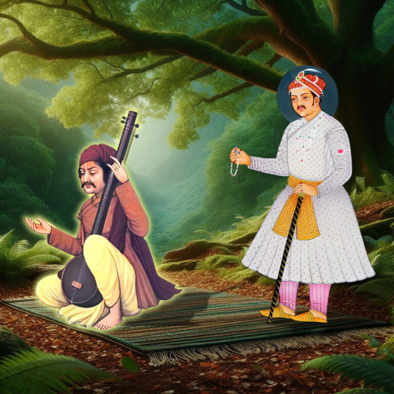 Akbar Visiting Govind Swami