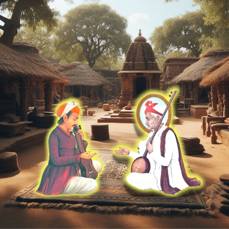 Chaturbhujdas Ji and Kumbhandas J Singing Pada Verses , Ashtchaap kavi