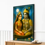 Mesmerizing Shri Radha Krishna’s Portrait
