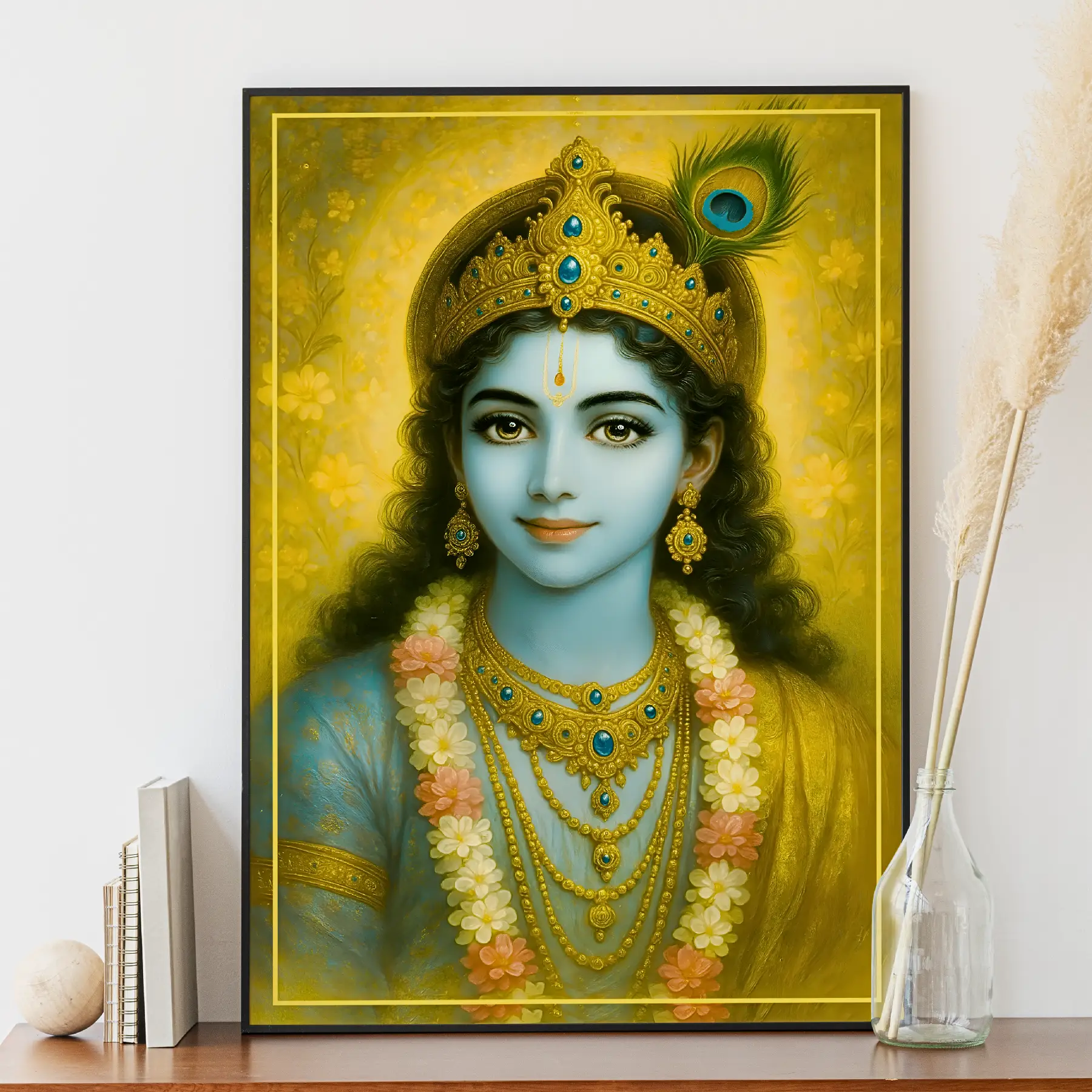 Shri Krishna Wearing Peacock Feather