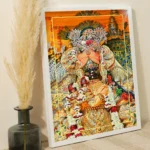 Shri Radhavallabh Lal Ji in Shining Vastra
