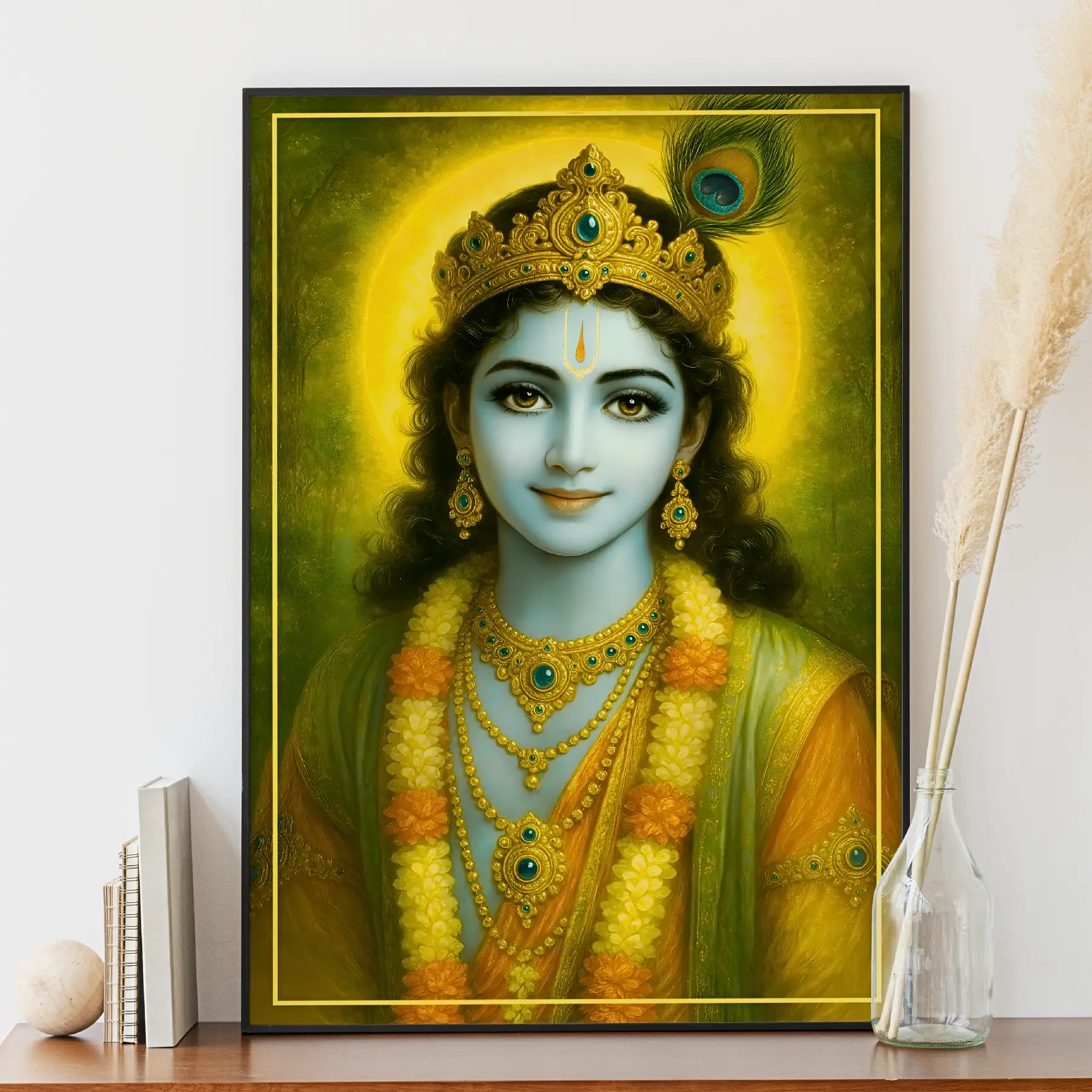 Shri Krishna Wearing Peacock Feather