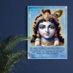 Lord Shri Krishna’s Blissful Face photo frame