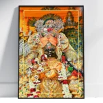 Shri Radhavallabh Lal Ji in Golden Vastra