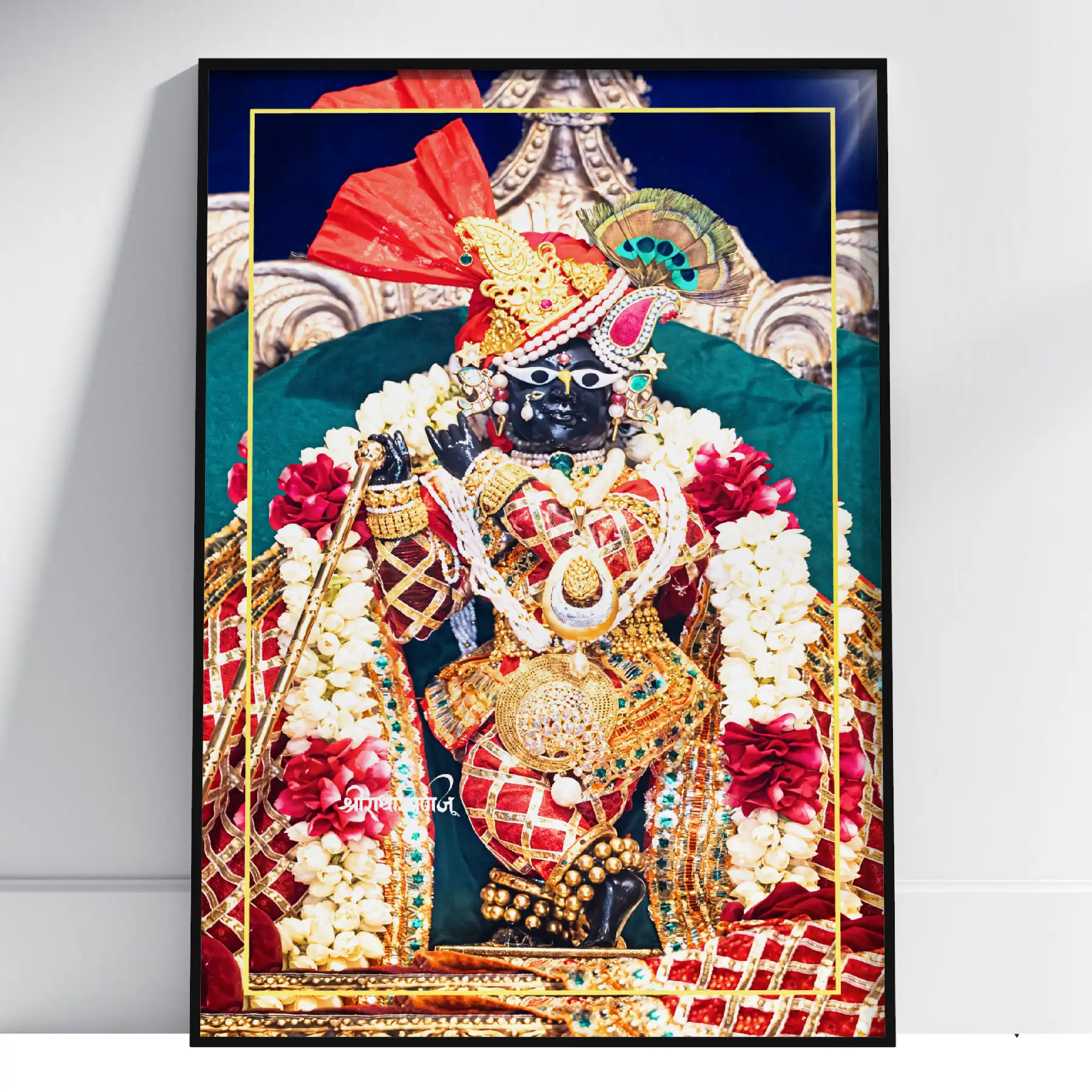 Shri Radharaman Lal Ji Adorned In Red