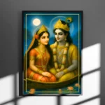 Beautiful Radha Krishna Artwork