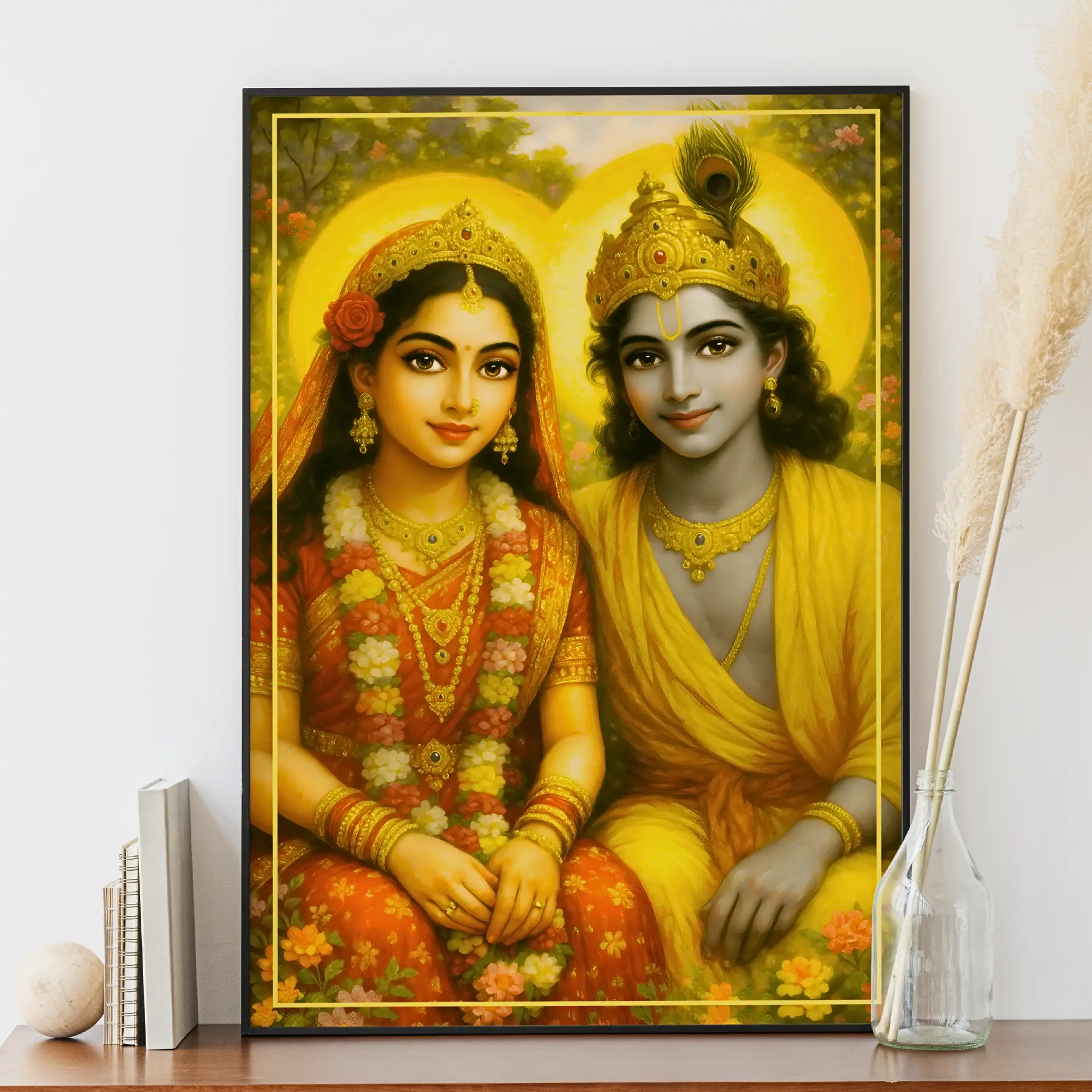 Shri Radha Krishna in Garden Bliss
