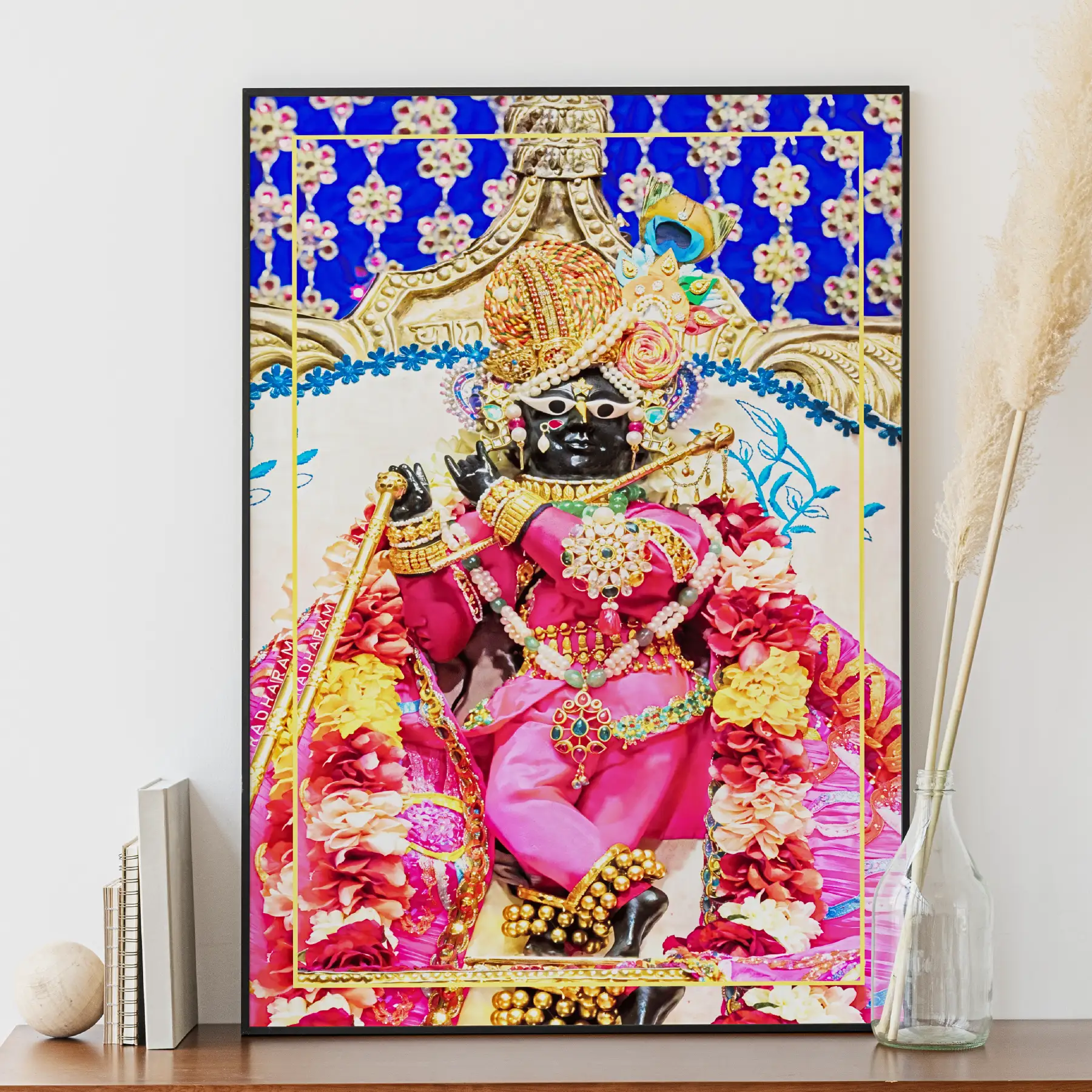 Shri Radharaman Lal Ji in Pink Divine