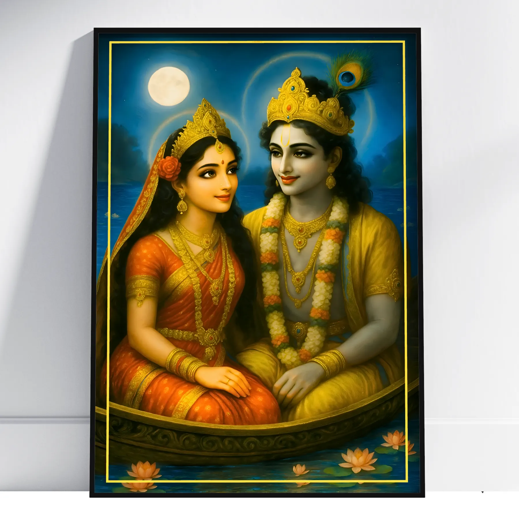 Mesmerizing Shri Radha Krishna’s Portrait