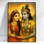 Shri Radha Krishna’s Eternal Love in Divine Light