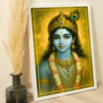 Blissful Lord Krishna Portrait