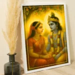 Radha Krishna in Peaceful Garden