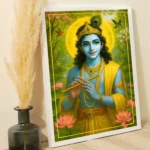 Enchanting Lord Shri Krishna in Nature’s Glow
